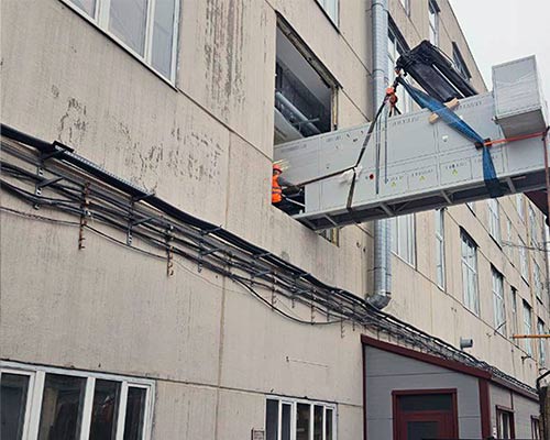 ГрузкинЪ Сервис - Как поднять станок на этаж?